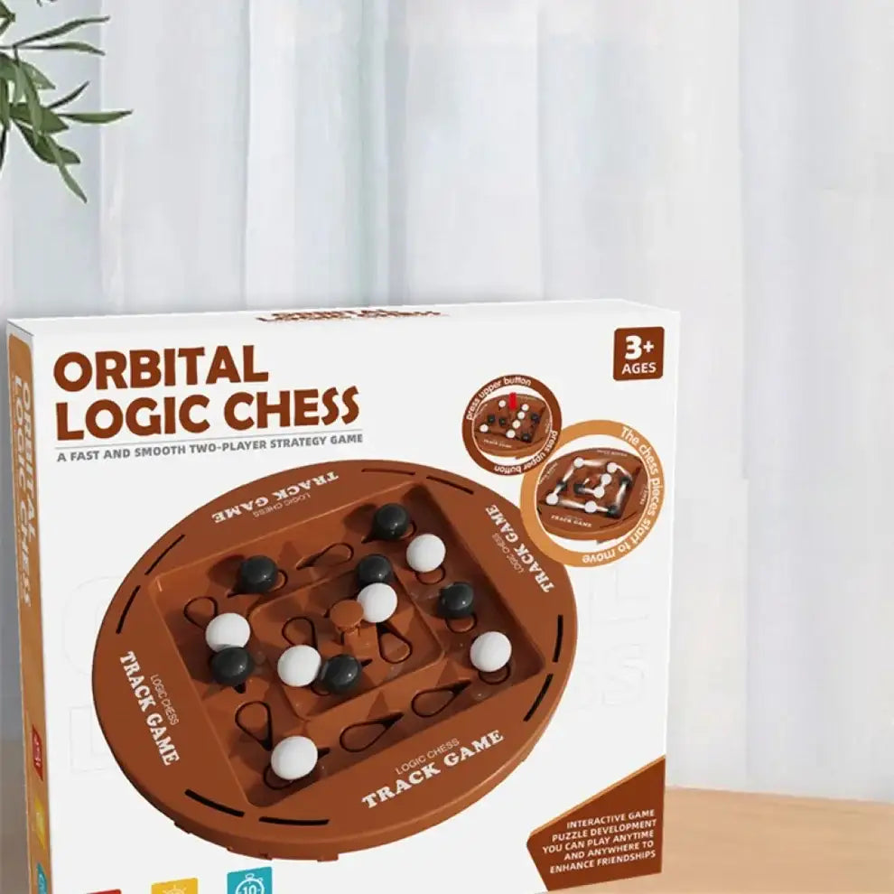 لعبة"شطرنج المنطق المداري" هي لعبة لوحية تفاعلية مصممة لتطوير القدرات الذهنية والتفكير النقدي لدى اللاعبين.