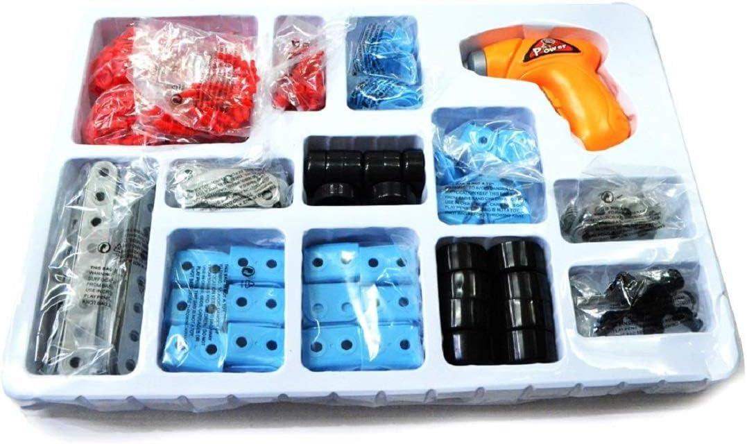 لعبة التركيب المتطورة Junior Block – مع مثقاب كهربائي وهمي للأطفال - Sooqja سوقجة