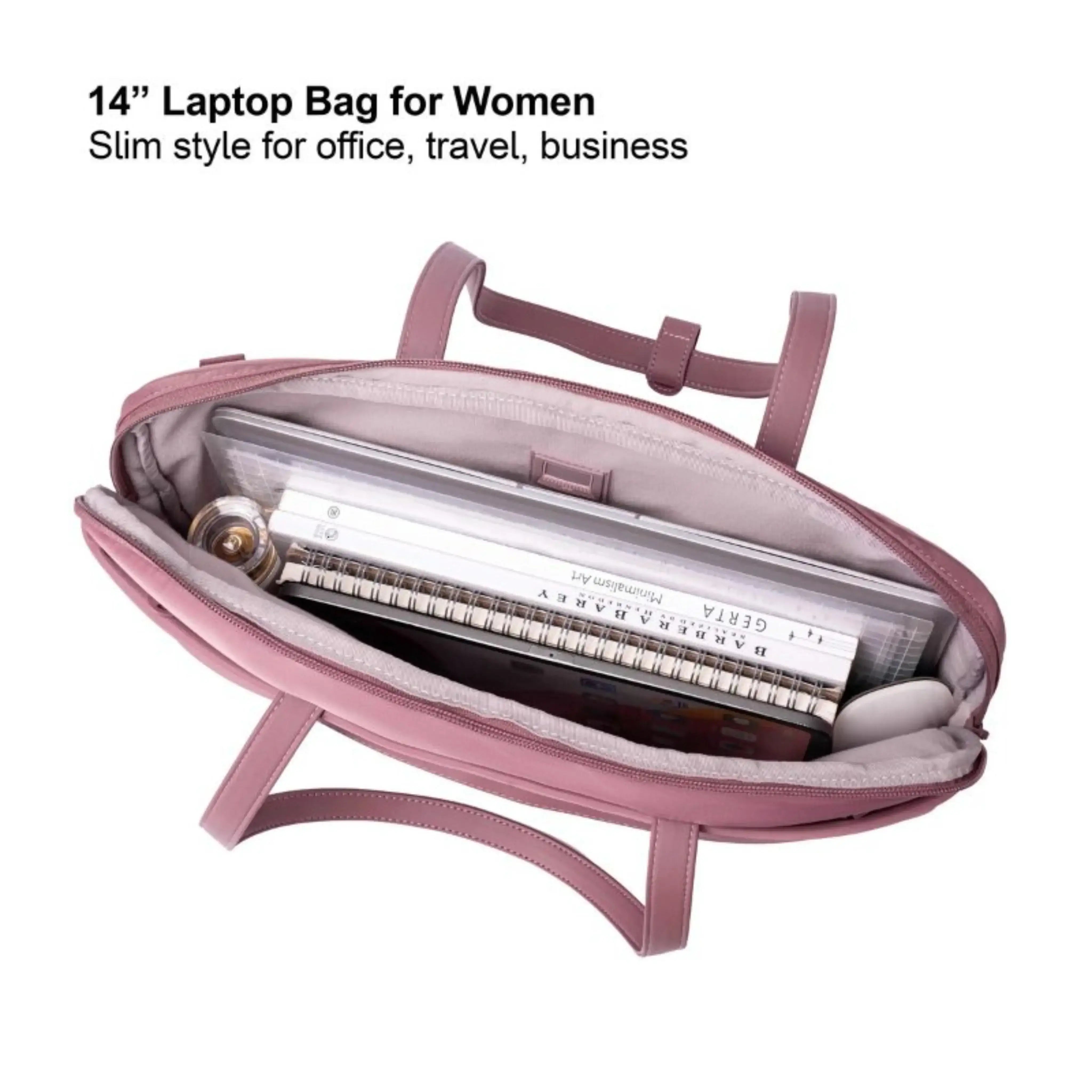 حقيبة يد نسائية متينة للكمبيوتر المحمول من شانتريا، مقاومة للماء، مناسبة للعمل والجامعة، مع حجرات متعددة الاستخدامات، CB00773/Shantria Durable Women's Laptop Handbag, Waterproof, Suitable for Work and University, with Multi-Use Rooms, CB00773 - Sooqja سوقجة