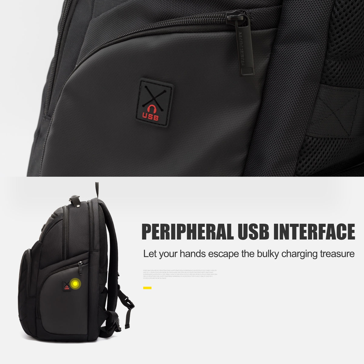 حقيبة Arctic Hunter B00341 للابتوب 15.6 بوصة