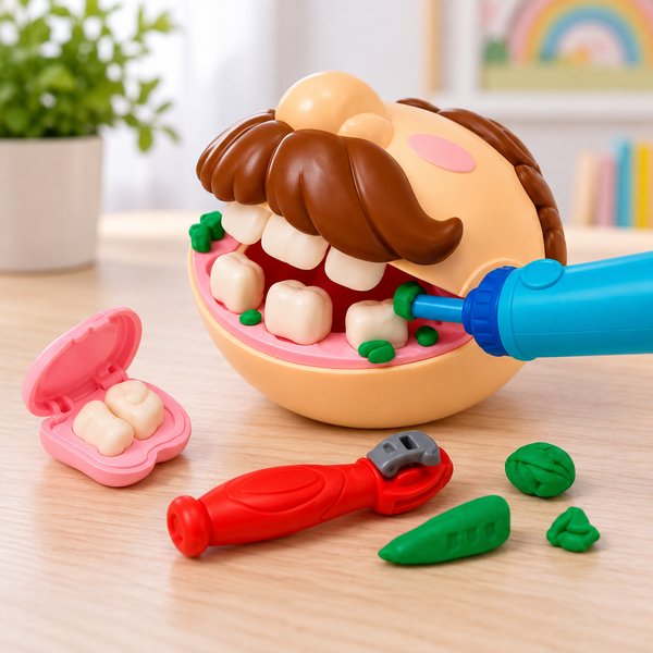 لعبة تشكيل طبيب الأسنان – Color Mud Dentist Creation