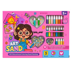 مجموعة فن الرمل الملون - Art Sand Set - Sooqja سوقجة