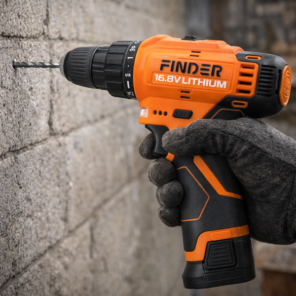 درل لاسلكي Finder FD10191621 مع بطاريتين