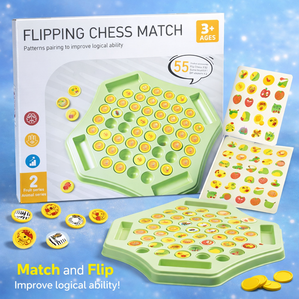 لعبة المطابقة والذاكرة Flipping Chess Match