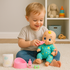 دمية "Lovely Baby" مع إكسسوارات – لعبة تفاعلية ممتعة للأطفال