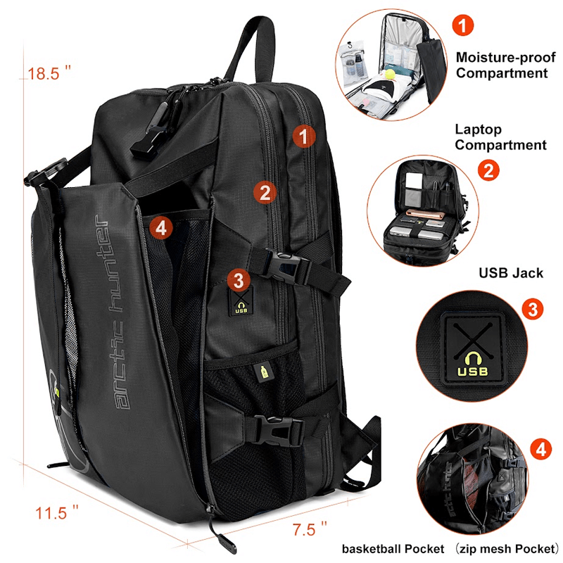 حقيبة ظهر رياضية Arctic Hunter B00391