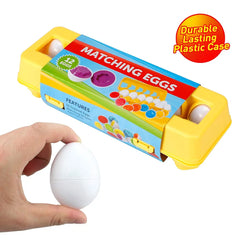لعبة البيض التعليمية – Matching Eggs (12 بيضة)