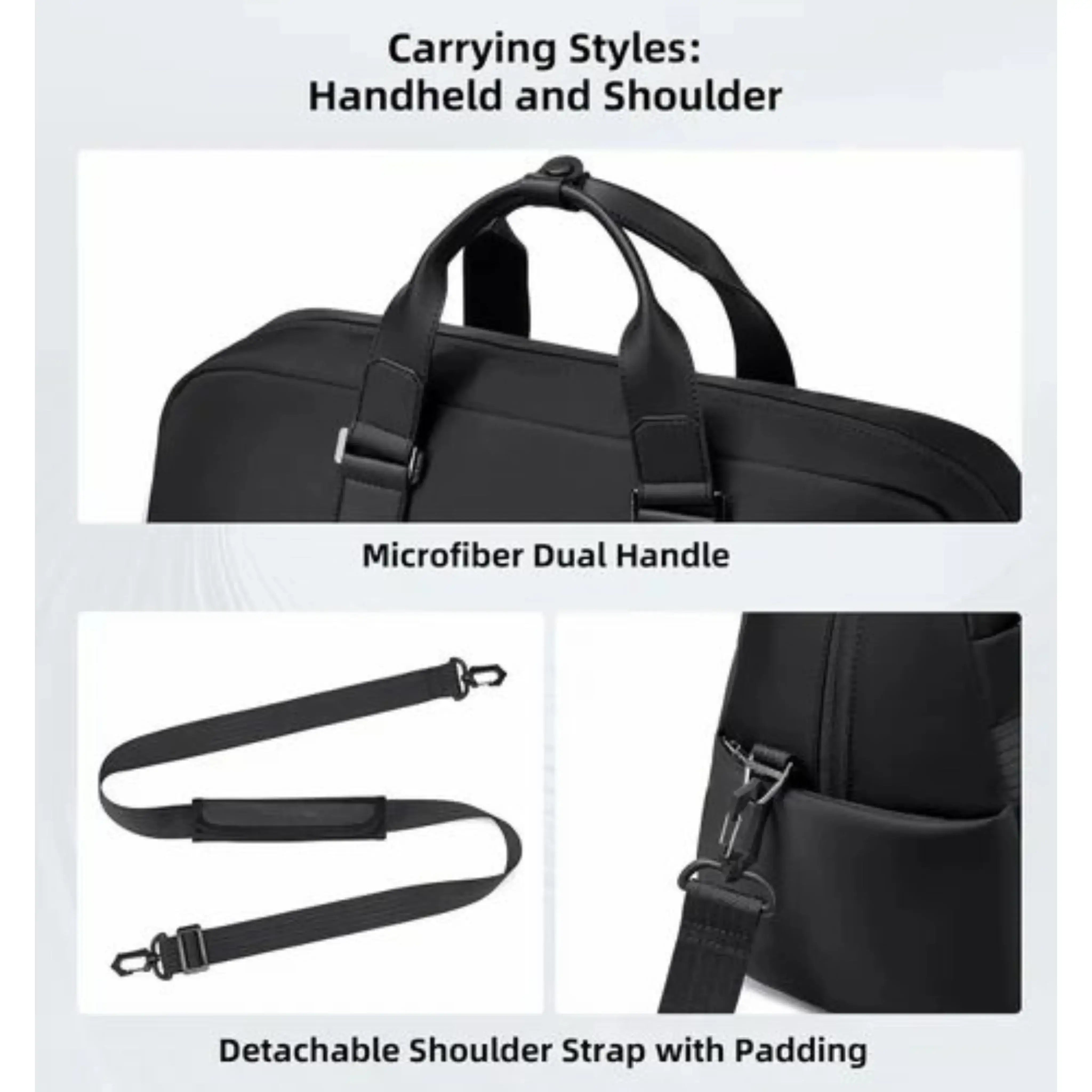 حقيبة ARCTIC HUNTER LXB00842 بتصميم جاف ورطب، حقيبة يد للكمبيوتر المحمول مقاس 15.6 بوصة /ARCTIC HUNTER LXB00842 Dry & Wet Bag, 15.6" Laptop Handbag - Sooqja سوقجة