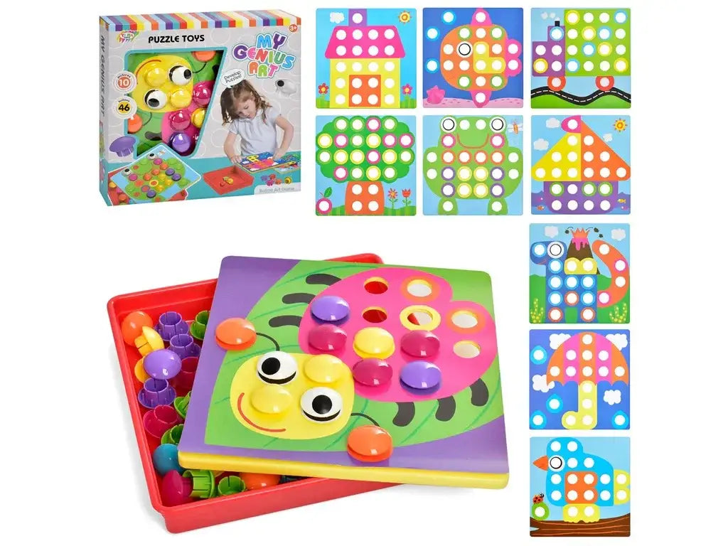 لعبة الأزرار الإبداعية - My Genius Art من YIMA Toys