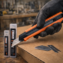 طقم قواطع/مشارط أمان Finder بعرض شفرة 18 مم