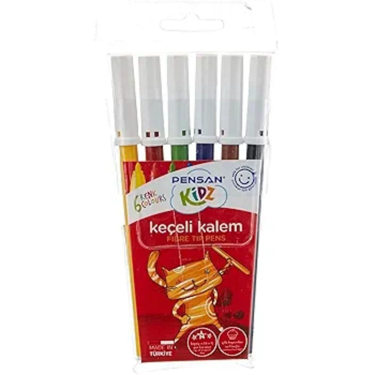 أقلام تلوين برأس ليفي من ماركة "PENSAN Kidz"