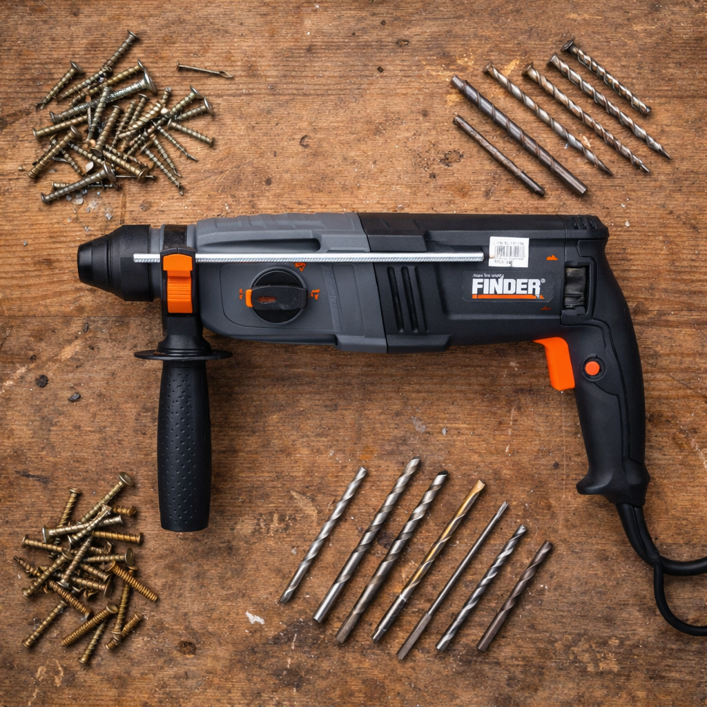 مثقاب طرق كهربائي Finder Hammer Drill – 800 واط