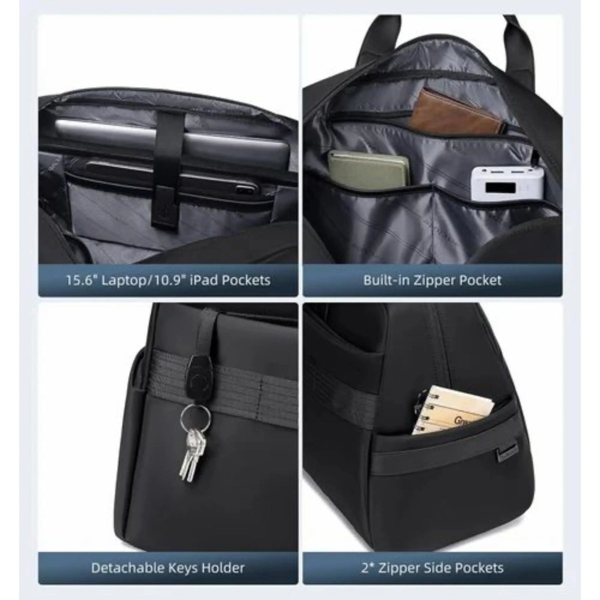 حقيبة ARCTIC HUNTER LXB00842 بتصميم جاف ورطب، حقيبة يد للكمبيوتر المحمول مقاس 15.6 بوصة /ARCTIC HUNTER LXB00842 Dry & Wet Bag, 15.6" Laptop Handbag