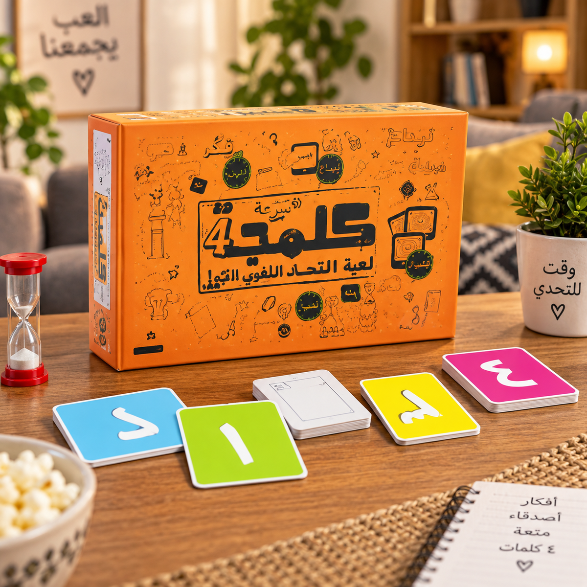 لعبة التحدي اللغوي - 4 كلمات