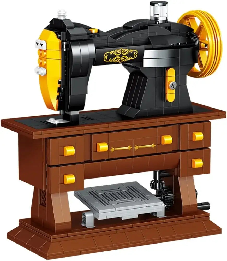 مجموعة بناء مصغرة لآلة الخياطة – هدية إبداعية للديكور والمناسبات الخاصة - Sooqja سوقجة