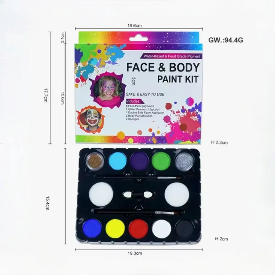 مجموعة "Create A Face" لطلاء الوجه والجسم، "Black Tie Edition" - Sooqja سوقجة