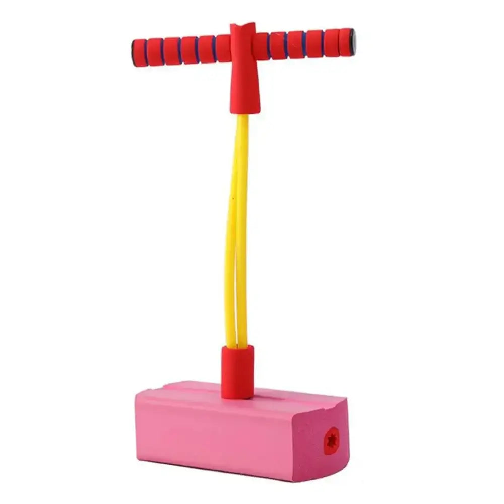 لعبة بوجو جامبر من الإسفنج للأطفال، عصي بوجو لتدريب الأطفال الصغار مع أصوات صرير، لعبة نطاطة للأولاد والبنات متوفرة بألون الازرق/الزهري - Sooqja سوقجة