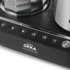 ماكنة صنع القهوة التركيةRich Moka Pot من ارزوم اوكا OK0027 Silver