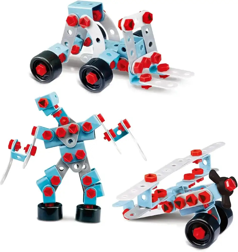 لعبة التركيب المتطورة Junior Block – مع مثقاب كهربائي وهمي للأطفال - Sooqja سوقجة