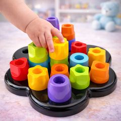 لعبة تركيب الأوتاد الملونة للأطفال – Tots First Chunky Pegs