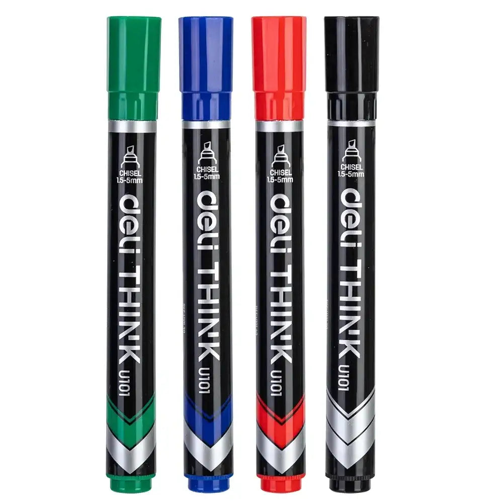 قلم ماركر دائم ديلي permanent marker Deli Think U101, 1.5-.5 mm
