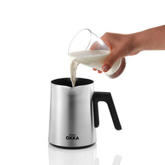 ماكنة صنع القهوة التركيةRich Moka Pot من ارزوم اوكا OK0027 Silver