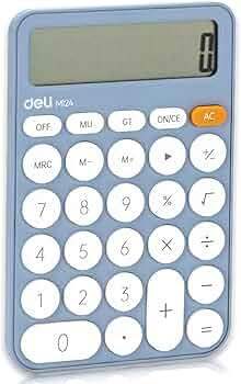 آلة حاسبة ديلي M124 مكتبية ذات شاشة LCD كبيرة مكونة من 12 رقمًا وزر حساس، مع وظائف قياسية للاستخدام المكتبي - Sooqja سوقجة