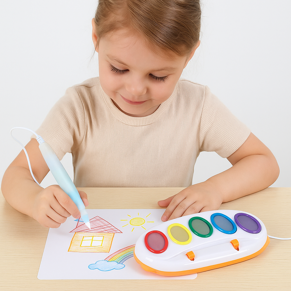 فرشاة الرسم السحرية المضيئة للأطفال