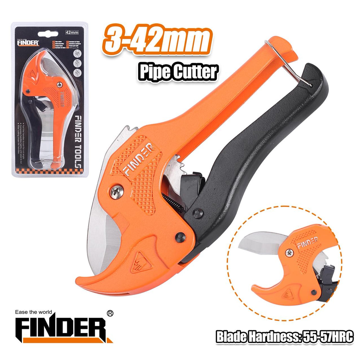 قطاعة مواسير FINDER 3–42 مم بشفرة فولاذية