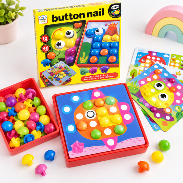 لعبة الأزرار الإبداعية - My Genius Art من YIMA Toys