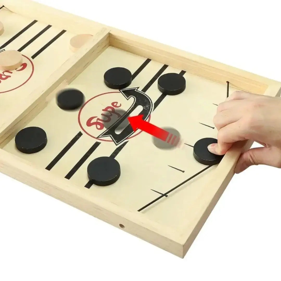 طاولة الهوكي / لعبة الشطرنج بالمقلاع اليدوي (Hand Catapult Chess)