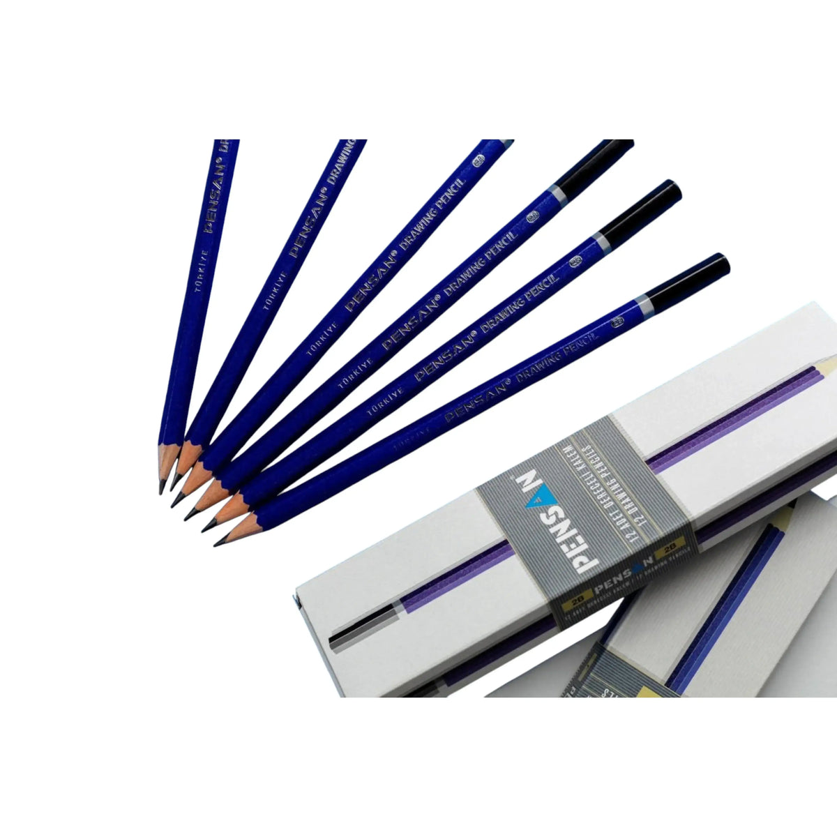 مجموعة أقلام الرصاص Pensan Pencil(8H_6B)
