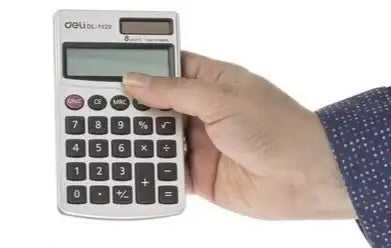 آلة حاسبة جيب ديلي E1120 مع شاشة 8 أرقام ووظائف متعددة