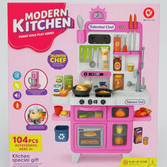 مطبخ اللعب العصري للأطفال - Modern Kitchen Set - Sooqja سوقجة
