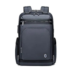 حقيبة ظهر Arctic Hunter B00415 مقاومة للماء لأجهزة الكمبيوتر المحمولة مقاس 15.6 بوصة، لون أسود/Arctic Hunter B00415 Waterproof Backpack for 15.6 Inch Laptops, Black