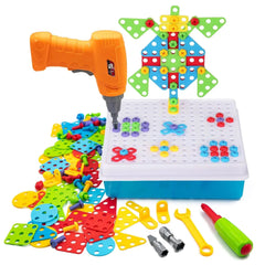 لعبة التركيب الإبداعية بالمسامير - Creative Screw Puzzle 2D 3 in 1 - Sooqja سوقجة