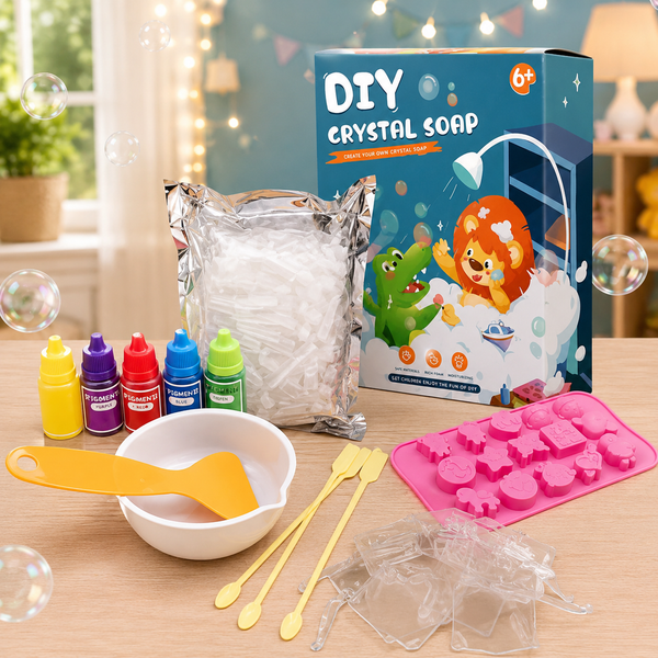 طقم DIY Crystal Soap لصناعة الصابون الكريستالي