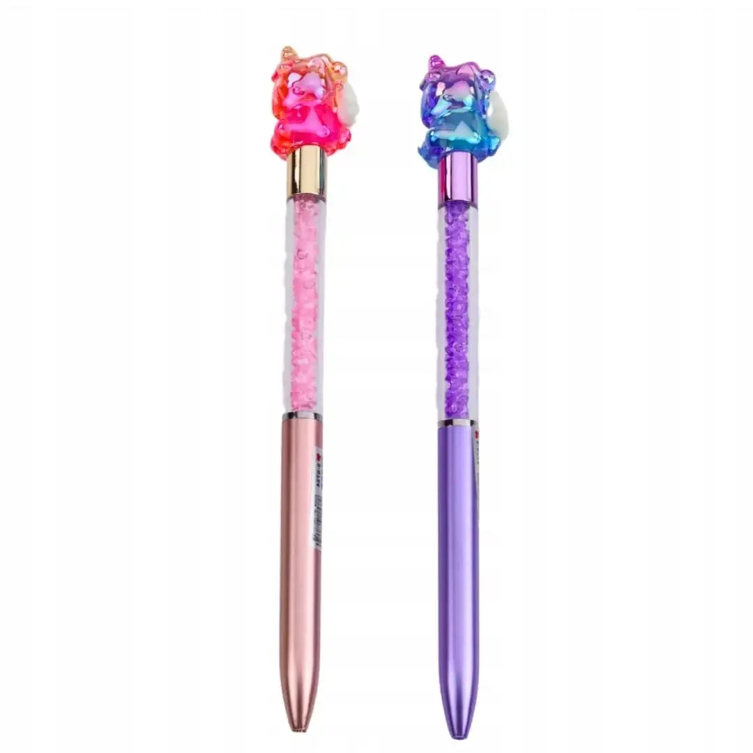 أقلام "Feili Rotating Pen" الدوارة، وهي أقلام جيل مصممة للكتابة وللتسلية من خلال دورانها بألون الزهري والنهدي - Sooqja سوقجة