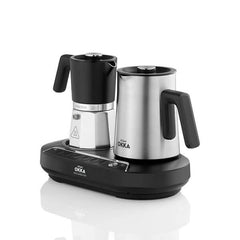 ماكنة صنع القهوة التركيةRich Moka Pot من ارزوم اوكا OK0027 Silver