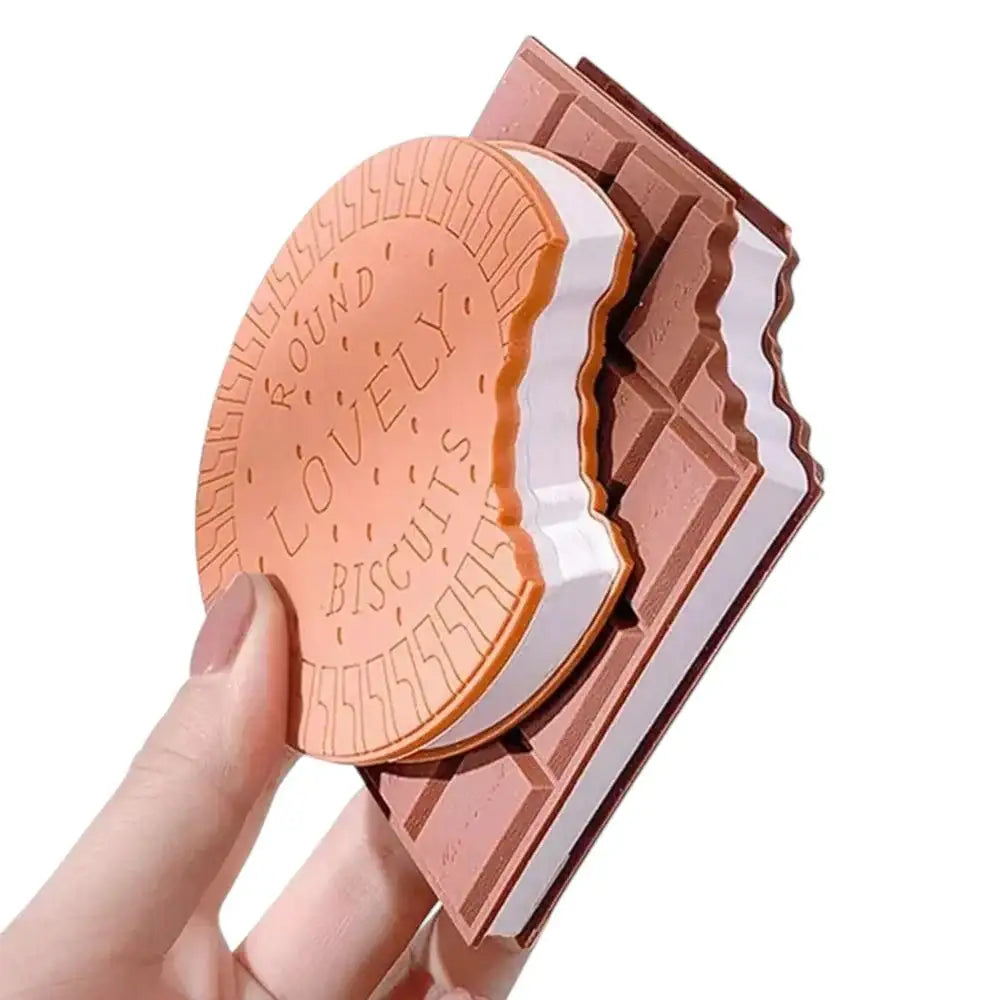 دفتر ملاحظات كرتوني بشكل شوكولاتة كوكيز – تصميم لطيف وإبداعي من STONEGO | مفكرة - Sooqja سوقجة