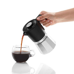 ماكنة صنع القهوة التركيةRich Moka Pot من ارزوم اوكا OK0027 Silver