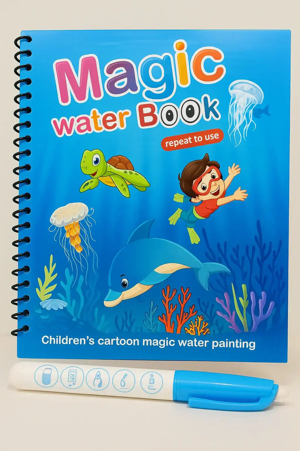 مجموعة أدوات رسم وفن بأقلام مائية قابلة لإعادة الاستخدام - Sooqja سوقجة