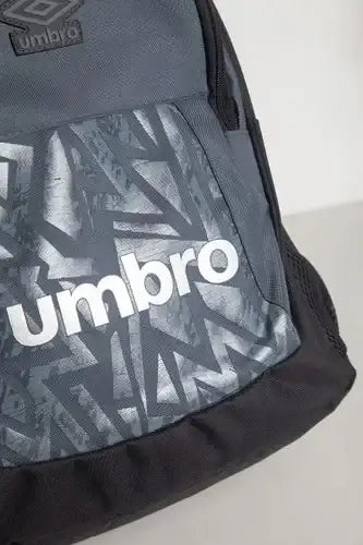 حقيبة الظهر Umbro Logo Wave Backpack باللون الرمادي