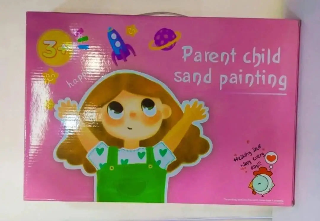 صندوق إضاءة الرسم الرملي - إبداع بلا حدود للأطفال ( زهري) - Sooqja سوقجة