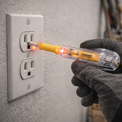 مفك كهربائي كاشف تيار 2 في 1 من Finder (6×100 مم)