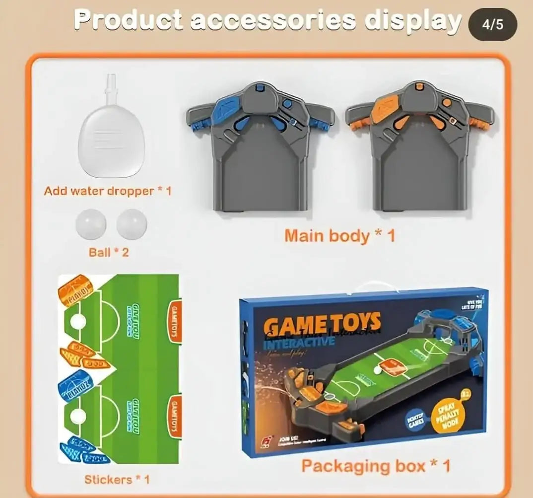 ألعاب كرة القدم المصغرة من JBSON، لعبة كرة قدم تفاعلية مع كرتين قدم، ألعاب لوحية للآباء والأطفال، لعبة حفلات داخلية للاعبين اثنين - Sooqja سوقجة