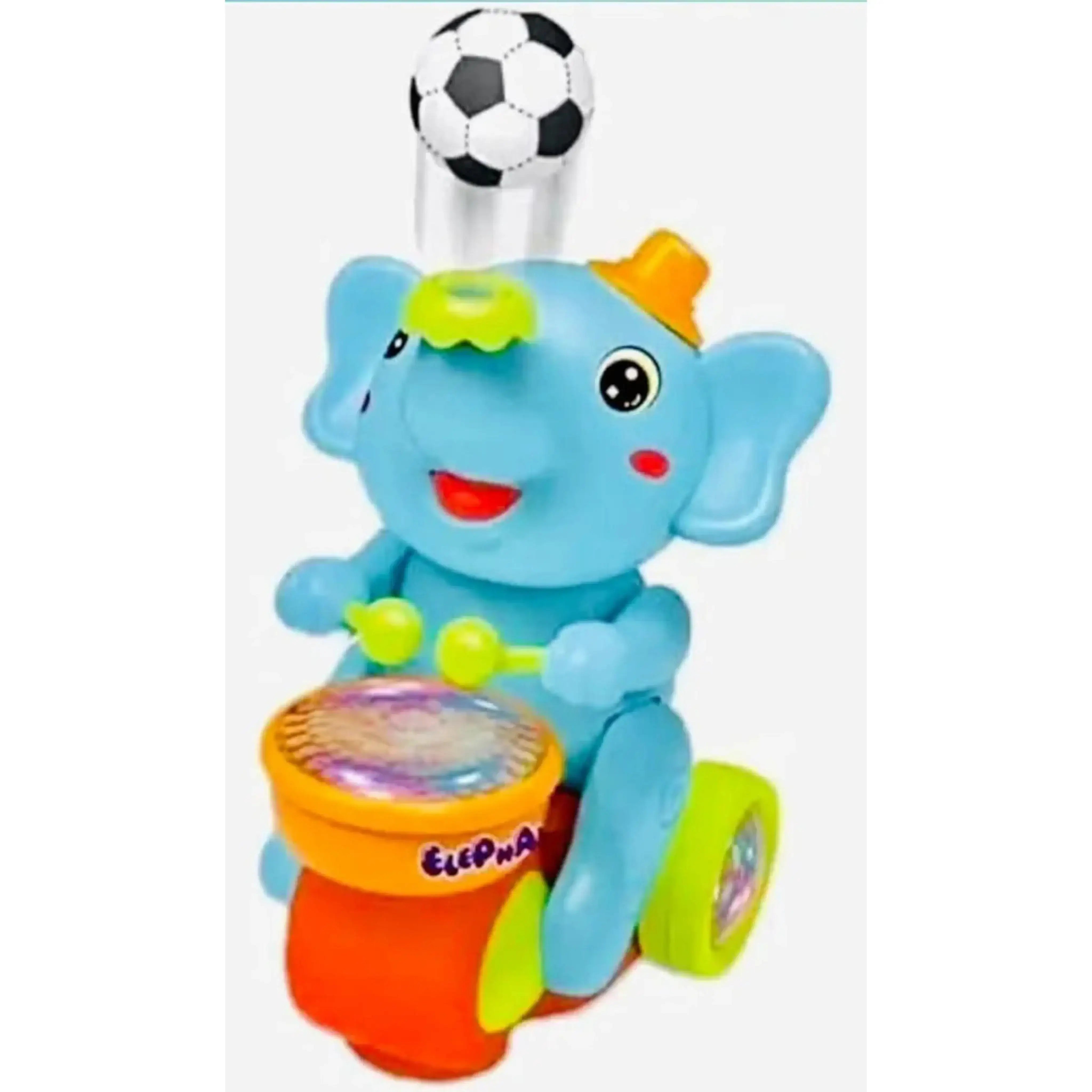 لعبة الفيل الموسيقية التفاعلية – مع الكرات ، الأضواء للأطفال - Sooqja سوقجة