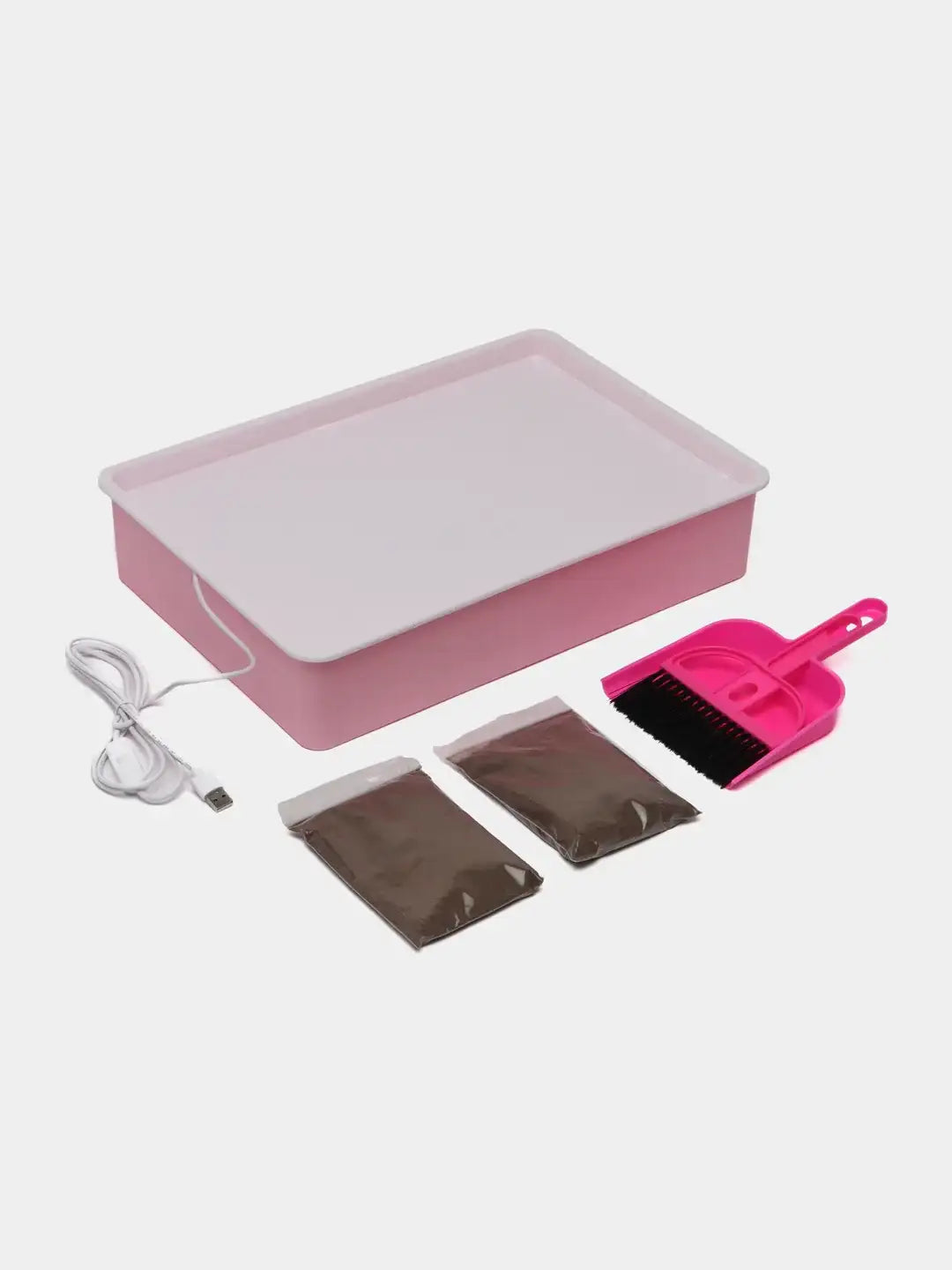 صندوق إضاءة الرسم الرملي - إبداع بلا حدود للأطفال ( زهري) - Sooqja سوقجة