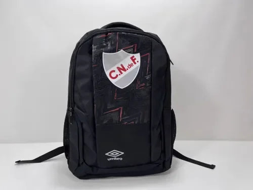 حقيبة الظهر باللون الأسود بشعار "C.N. de F." من علامة Umbro - Sooqja سوقجة