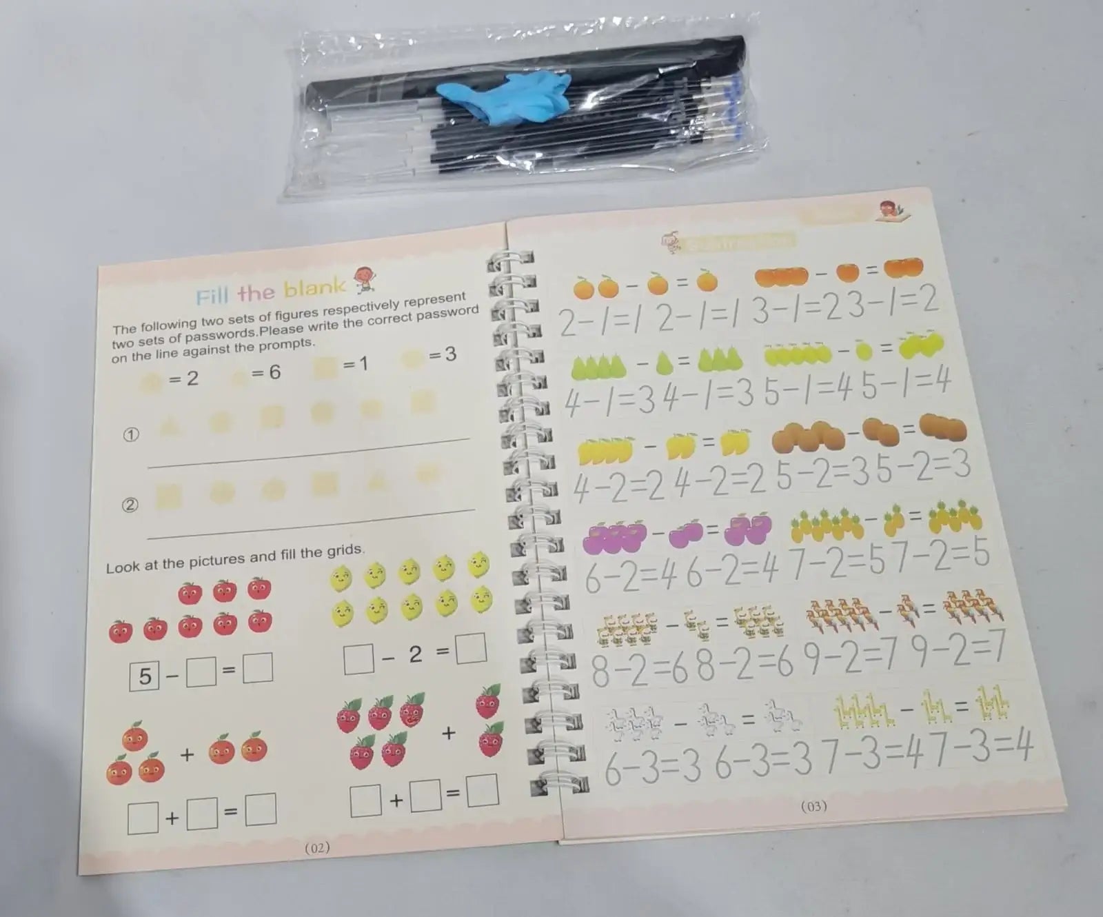 مجموعة دفاتر التدريب السحرية Sank – لتعليم الأطفال من عمر 3 سنوات وأكثر - Sooqja سوقجة